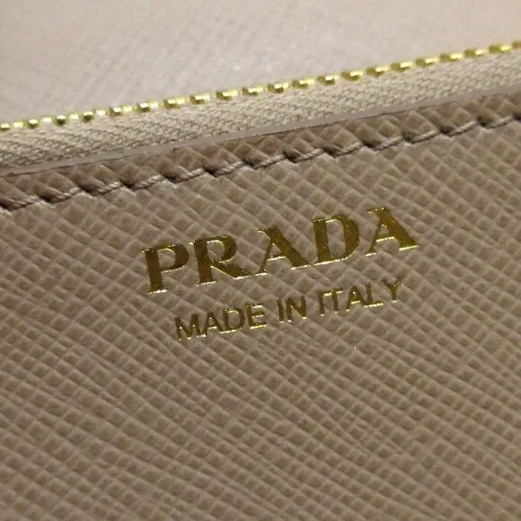Auth Prada - Pink Beige Saffiano #149324P18B - Picture 5 of 10